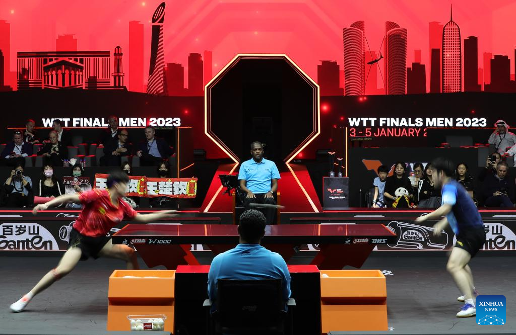 China sweeps WTT Men's Finals titlesXinhua