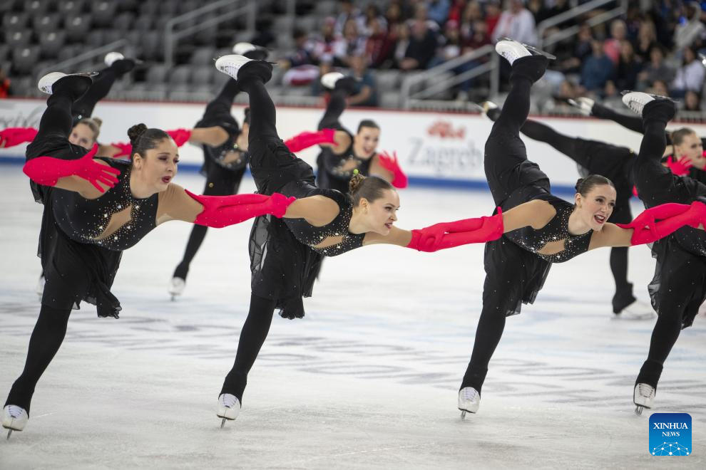 ISU World Synchronized Skating Championships 2024 held in CroatiaXinhua