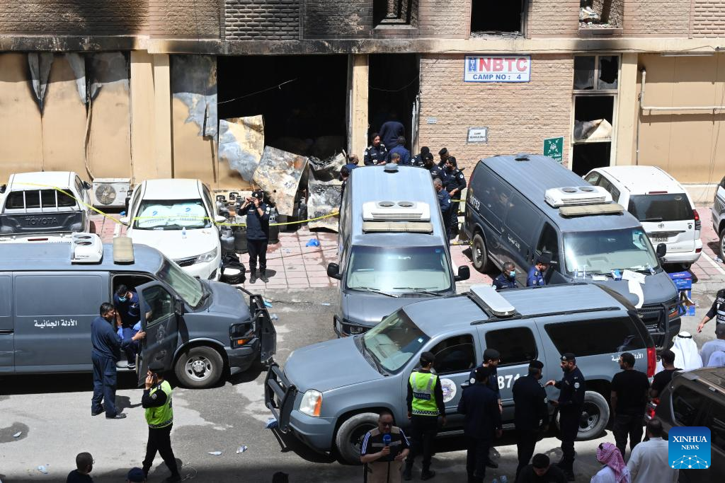 At least 35 people killed in fire in southern Kuwait -- media-Xinhua