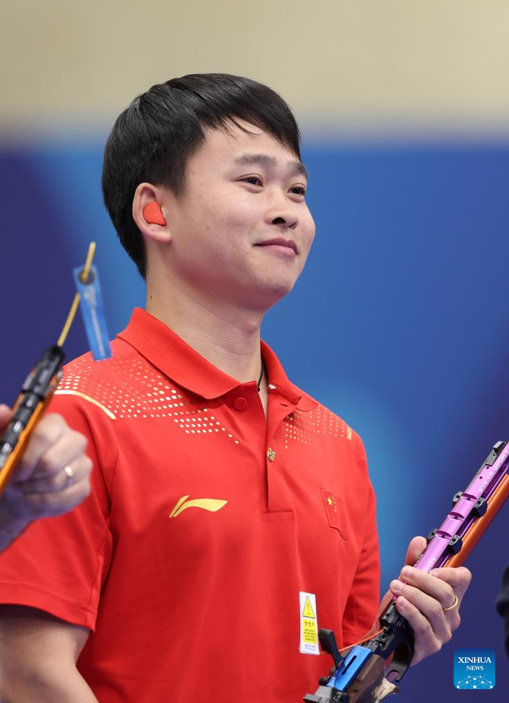 Olympics | China's Xie wins men's 10m air pistol gold at Paris Olympics ...