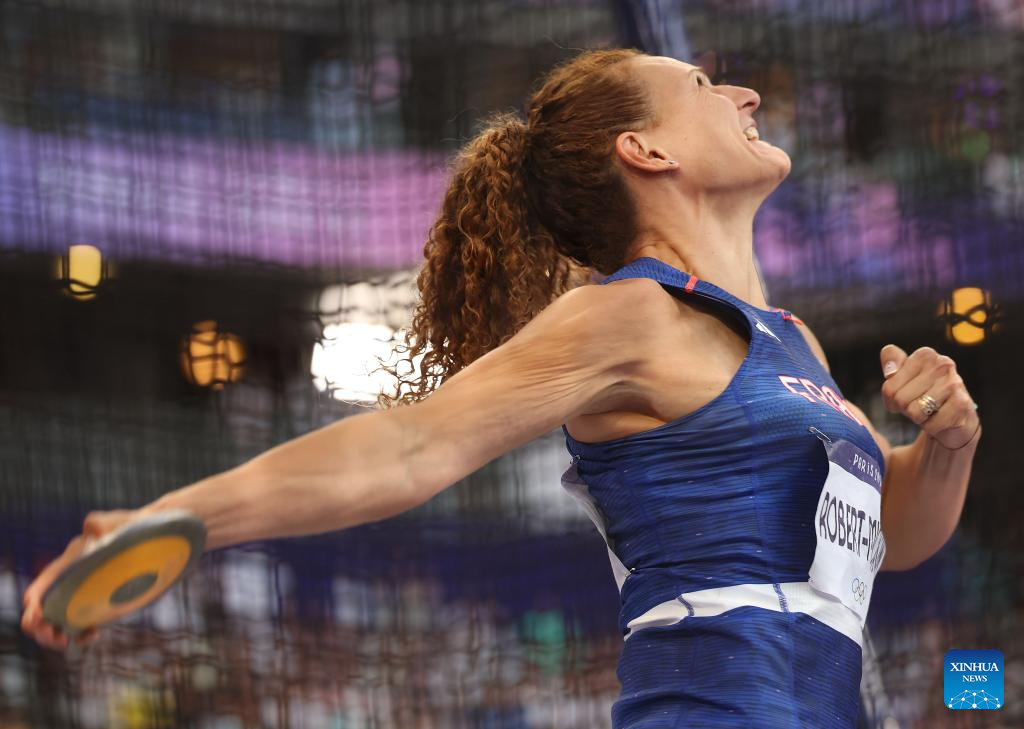Olympics Allman wins women's discus gold at Paris Games Xinhua