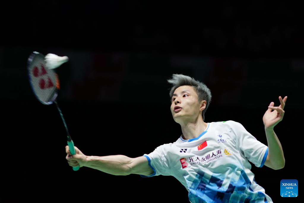 Highlights of Japan Badminton Open 2024Xinhua