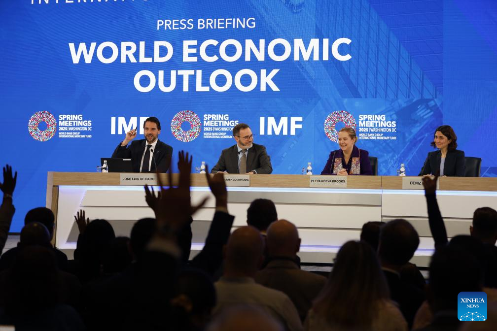 IMF downgrades global growth forecast to 2.8 pct in 2025 amid increased ...