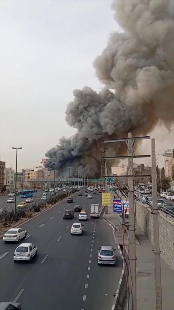 Big fire reported in Tehran shopping center: media