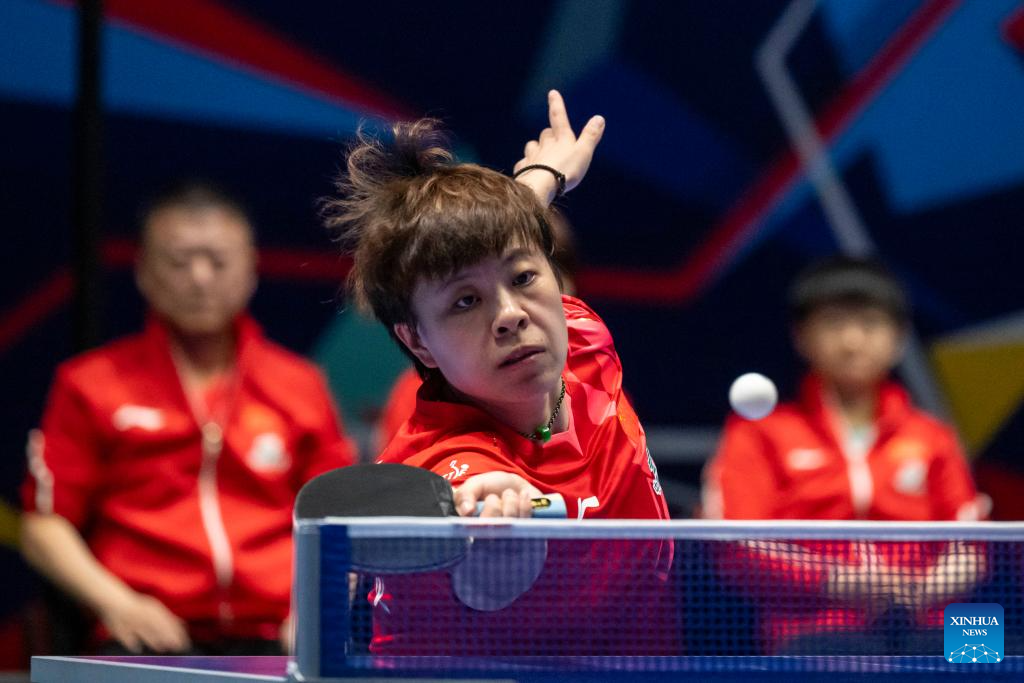 Wang leads China's comeback win over Romania at table tennis team ...