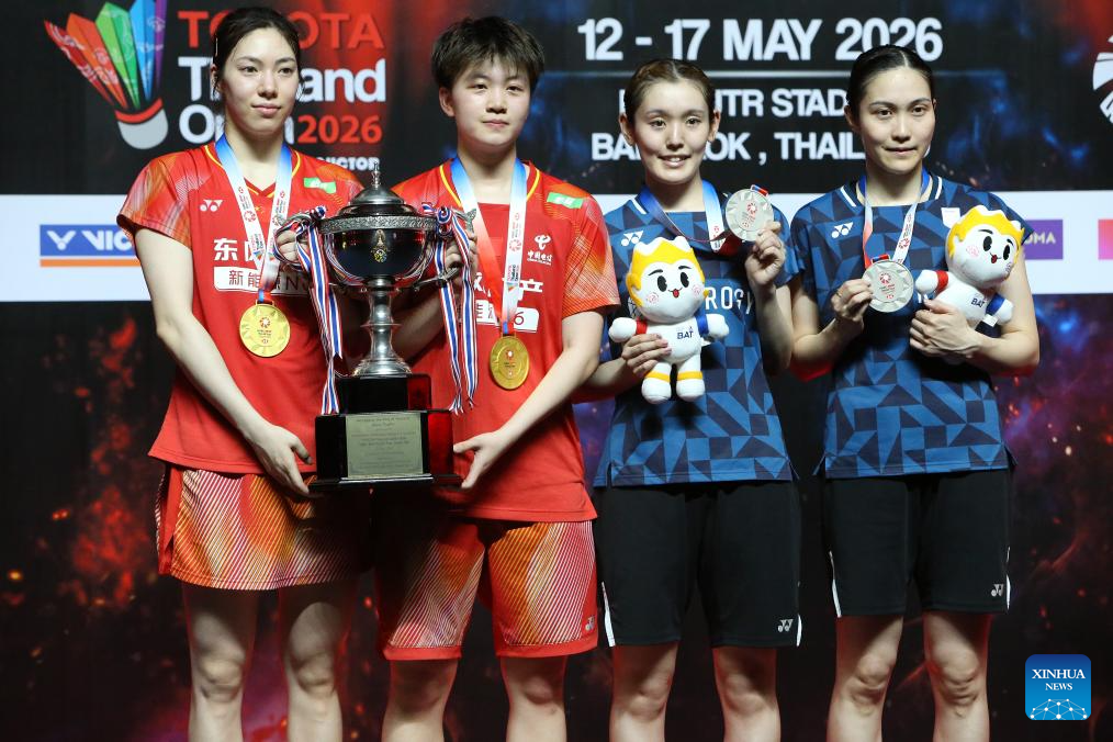 Chinese shuttlers reach three finals at Badminton Thailand Open-Xinhua