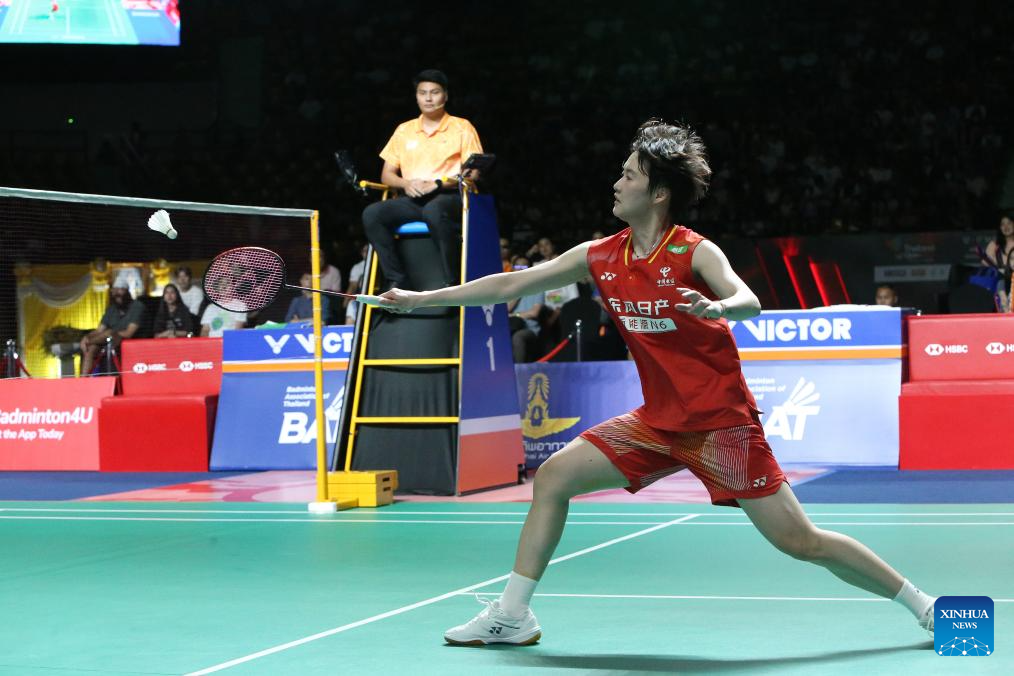 Chinese shuttlers reach three finals at Badminton Thailand Open-Xinhua