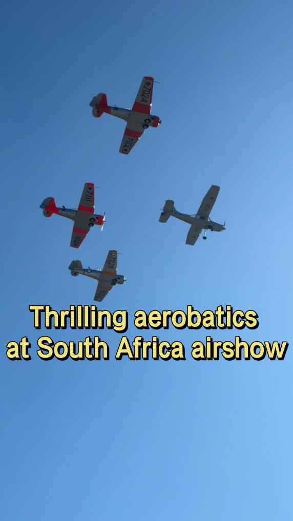 Thrilling aerobatics staged at South Africa airshow