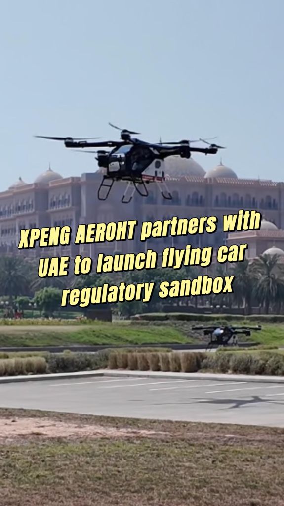 XPENG AEROHT partners with UAE to launch flying car regulatory sandbox