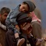 Refugees wait to cross Jordan-Syria border