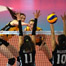 Vakifbank wins Besiktas 3-0 during Turkish Women Volleyball League match