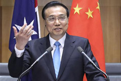 Chinese premier visits Australia, New Zealand