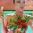 Body painting in China Beauty Expo