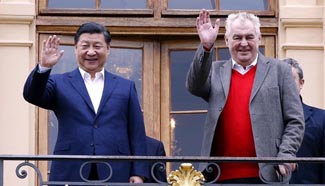 Xi at presidential castle for banquet