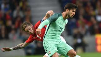 Portugal wins Norway 3-0 during friendly match in Porto